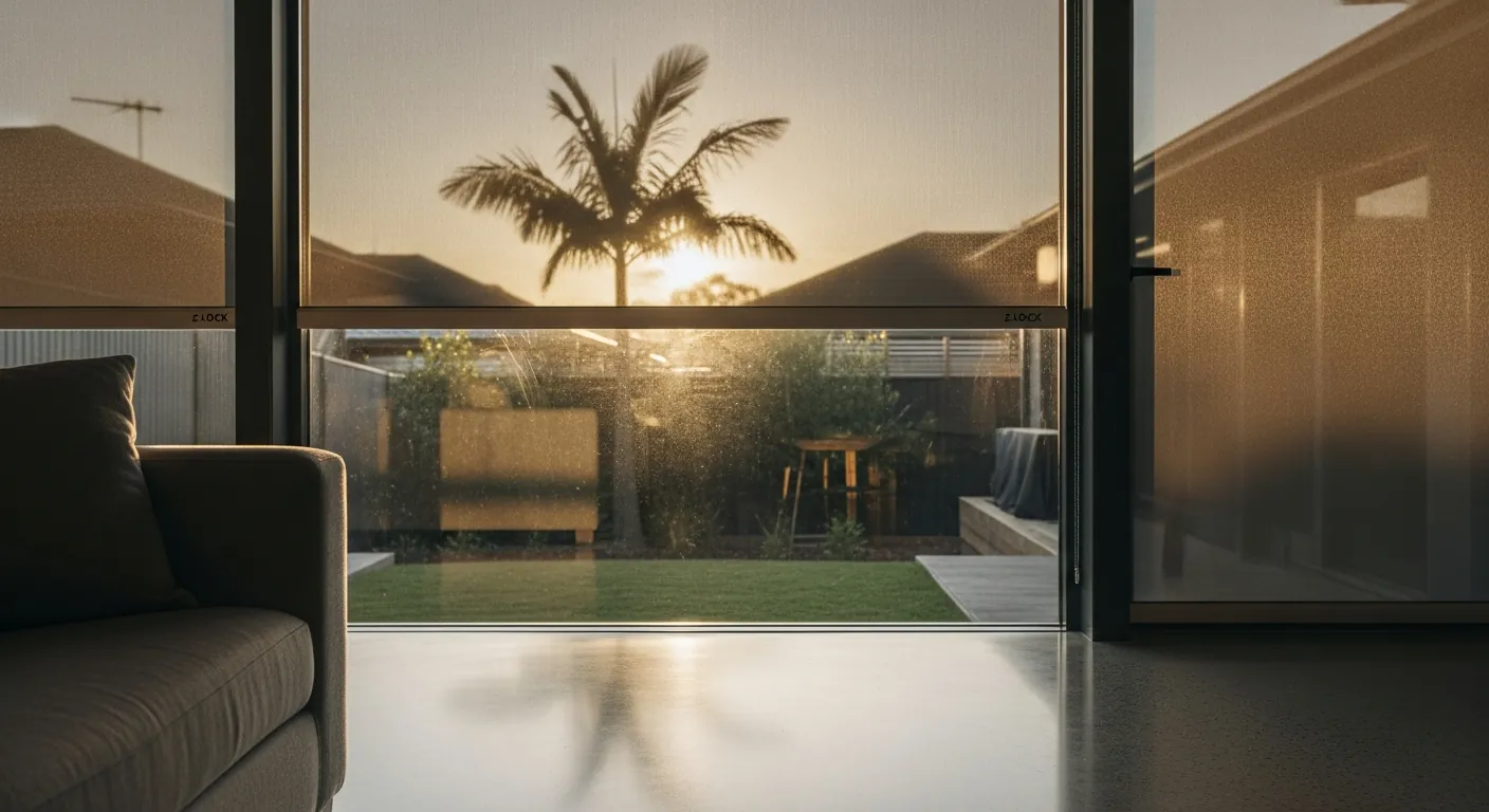 ZipScreen on a residential window